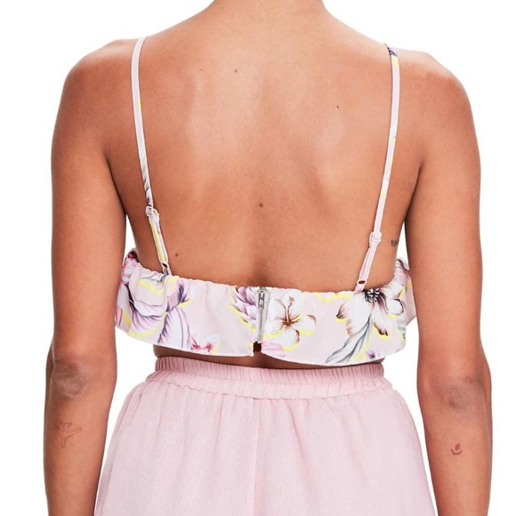 HP! Tropical print crop top bralette - Picture 3 of 7